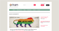 Desktop Screenshot of orinam.net